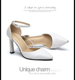 7/9CM Women Pumps Mary Jane Shoes for Women Dress Shoes Pointed Toe High Heels Elegant Designer Luxury Zapato de
