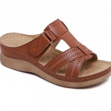 New Summer Women Wedge Sandals Premium Orthopedic Open Toe Sandals Vintage Anti-slip Casual Female Platform Retro