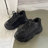 Women's Thick-soled Non-slip Sneakers Fashion New Women Casual Comfortable Dad Shoes Running Shoes Women's Vulcanized