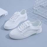 Breakj White Shoes Female 2025 Summer New Ins Korean Version Joker Casual Hollow Out Mesh Breathable Thin Bottom Women's Shoes