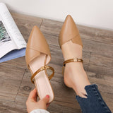 Women's Shoes on Sale 2023 New Mules Pumps Summer Fashion Pointed Toe Slingbacks Slipper Concise Party High Heels Ladies