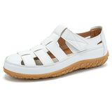 Breakj Summer Cave Shoes Women Ultra-Light Sandals Flats Casual Mother Shoes Large Beach Flats Elderly Nurses In The