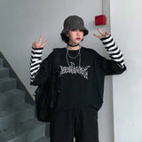 2020 Autumn American Simple Letter Print T-Shirt Men's Cotton Harajuku Retro Pullover Women's Short Sleeve Shirt