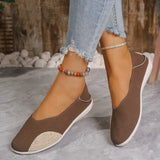 And Autumn 2025 New Flat-Hed Korean Version Of Single-Shoe Bean Shoes Round Head Pedal Soft Bottom Breathable Lazy Shoes