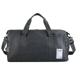 Version Of Large Capacity Luggage Bag Independent Shoes Portable Travel Bag Couples Pure Color Travel Bag Direct