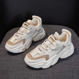 Platform Sneakers Women Shoes 2021 Korean Designer Casual Chunky Sport Shoes Vulcanized Tennis Basket Femme