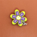 Sale 1 pcs Original Shoe Charms Rhinestone Flower Garden Shoe Buckle Accessories Decorations Fit for Croc JIBZ Kids