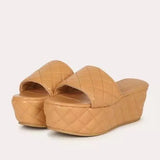 Women's Slippers 2021 Summer Shoes Women Wedge Casual Sandal Thick Bottom Heels Female Flip Flops Beach Slides New