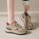 Breakj Casual Sneakers Women 2025 Autumn New Korean Version Of The Thick-Sed Forrest Shoes Student Running