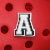 PVC Shoe Buckle Accessories DIY Combination English Alphabet Shoes Decoration Jibz for Croc Charms Bracelets Kids