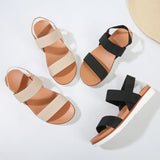 Summer Women Sandals Concise Rome Ankle Wrap Flat With Sandals Woman Black Apricot Classic Women