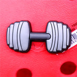 Blue Diamond Shoe Decoration Accessories Muscle Alien Duck Money Bag Dumbbell Croc Charms for Bracelets Jibz Kids Gift