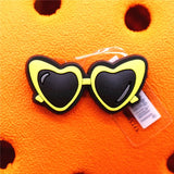 1pcs PVC Shoe Buckle Charms Sunglasses Game Console Sunhat Shoe Accessories Decorations fit Croc JIBZ Kids