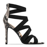 Breakj Fashion Sandals Women Feel Fine Heel Pointed Fish Mouth Cool Slippers Foot Ring Strap Roman