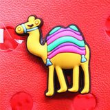 PVC Croc Shoe Charms NEW Cartoon Deer Alpaca Panda Tiger Shoes Decorations Accessories for Jibz Kids Party Gifts