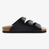 New Summer Women Beach Shoe Casual Cork PU Leather Men Outdoor Fashion Print Slippers