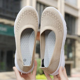 Women Shoes Women Flats Shoes 2022 Soft Color Slip On Flat Shoes Ballet Flats Comfortable Ladies Shoe Mesh Zapatos