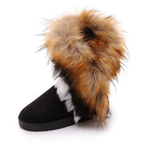 Women Slip on Flat Cotton Shoes Women Light Ankle Boots Female White 2023 Winter Super Warm Snow