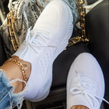 Women's Breathable Shoes Sneakers 2021 New Mesh Lace-up Fashion Women's Casual Shoes Outdoor Running Sneakers Vulcanized