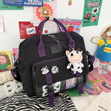2021 backpack female NEW Multifunctional women college student School backpack Fashion nylon kawaii shoulder bags Women's