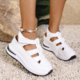 Breakj Lady Hollowed Out Casual Sandals Wearing The New Summer 2025 Summer Thick Bottom Of The Raised