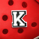 PVC Shoe Buckle Accessories DIY Combination English Alphabet Shoes Decoration Jibz for Croc Charms Bracelets Kids