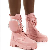 And Winter New Martin Boots Retro Thick Foot Bag Pine Cake And Female Large