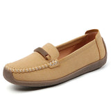 Breakj Single Shoes 2025 Spring And Summer Kraft Bean Shoes Frosted Lazy One Foot Pedal Soft Base Large Mother