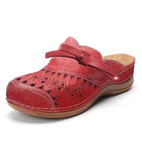 Breakj Bag Head Cool Drag Woman 2025 Summer New Slope And Women's Sandals Thick Soles Hollow Round Head Wearing