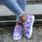 2021 New Casual Graffiti Ladies Lace Up Female Sneakers Casual Summer Spring for Men Women Shoes Brand Mixed