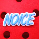 Crock Charms Accessories Custom Cartoon PVC Shoe Croc Buttons Sandals Charm Decoration Smile Noice Be Happy Free