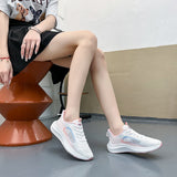 Breakj 2023 Summer New Korean Version Breathable Flying Weaver Female Shoes Ins Tide Students Running Sports Shoes Women's Casual Shoes BK