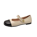 Wind Temperament Single Shoe Women Autumn 2024 New French Fashion Korean Version Of Mary Jane Flat Bean Shoes