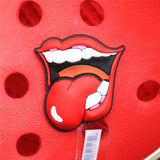PVC Shoe Buckle Accessories Funny Digital/Heart Shaped/Feces Shoes Decoration Jibz for Croc Charms Bracelets Kids