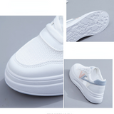 Vulcanized shoes sneakers women shoes solid color ladies flat shoes 2022 mesh women's sports comfortable breathable white