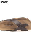 2023 Summer Cross Cork Slipper New Fashion Women Casual Beach Slip on Outside Non-slip Slides