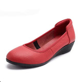 2021 Genuine Leather Retro Handmade Women's Shoes Large Size Leather Shoes Flat Suede Leather
