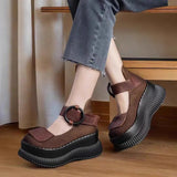 Bottom Muffin Increase Round Head Fashion All Comfortable Non-slip Breathable Sports Wear-resistant Women's Single