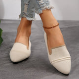Flat Shoes Women 2025 Spring And Summer Sharp Fashion Flying Shallow Foot Pedal Casual Set Foot Single