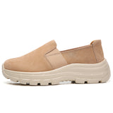 Breakj Size Women's Shoes Casual One-Legged Female Rocking Shoes Thick Soles Mother Shoes Soft Soles Comfortable Slopes And Lazy