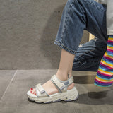 Celebrity Platform Sandals Female Summer 2023 New Summer Fashion Shoes Casual Sports Women's Shoes Ins