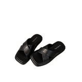 Breakj Summer Fashion New Women's Shoes Net Red Thick-Sed Cake Flat-Bottomed Slippers Outdoor Trend Simple Breathable Beach