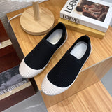 Breakj Foot Pedal Lazy Shoes Female Spring And Summer New Korean Version Of Flying Woven Single Shoes Comfortable Flat Casual Women's