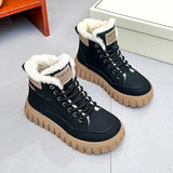 Breakj Boots Women's Winter New High Help Warm Women's Boots Platform Comfortable And Light Inside The Velvet Women's Shoes