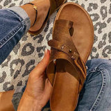 Women Shoes Summer Roman Women's Sandals Light Ladies Casual Shoes Clip Toe Vintage Slip-On Beach Sandals Sandalias