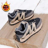 Breakj Han Han And Velvet Dad Shoes 2024 Winter New Street Shot Female Student Running Sneakers