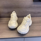 Breakj Shoes Women's Shoes 2025 Summer New Thick Soles To Increase The Small Durian Bottom Of The Casual Sports Shoes