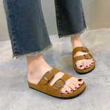 Breakj Bottom Cool Slippers Women Wear 2025 Summer Korean Version Of Retro Leisure Thick With Fashion Toe Beach