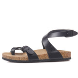 Fashion Cork Sandals 2023 New Women Casual Summer Beach Gladiator Non-slip Buckle Strap Sandalias
