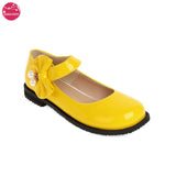 Fashion Pearl Bow Hook Loop Flat Heel Black Cosplay Lolita Mary Jane Shoes for Women Round Toe Ankle Strap Platform School